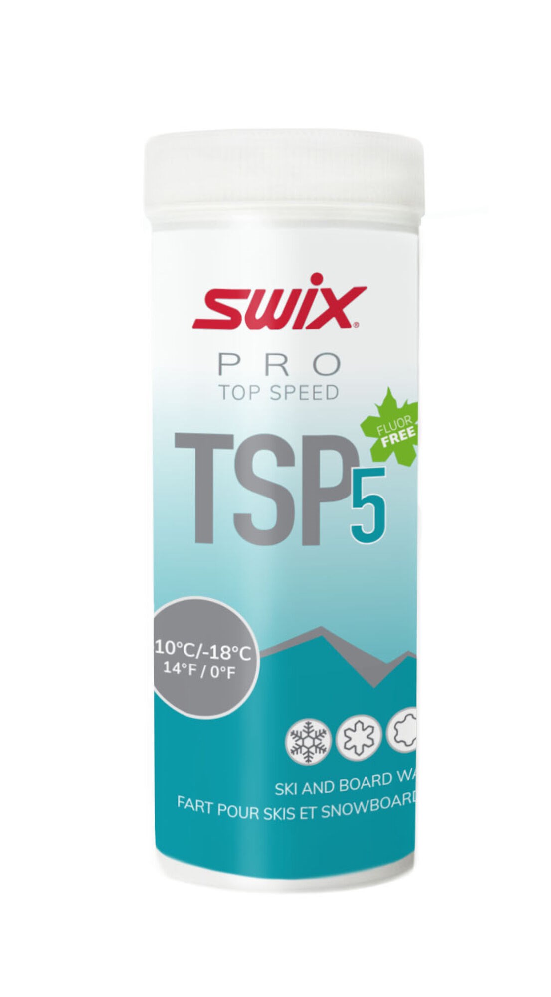 SWIX TSP5 Turquoise, -10°C/-18°C, 40g
